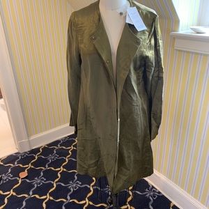 Eileen Fisher Silk Linen Satin Jacket